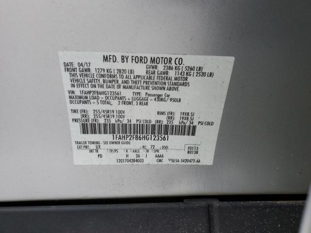 Photo 12 VIN: 1FAHP2F86HG123561 - FORD TAURUS LIM 