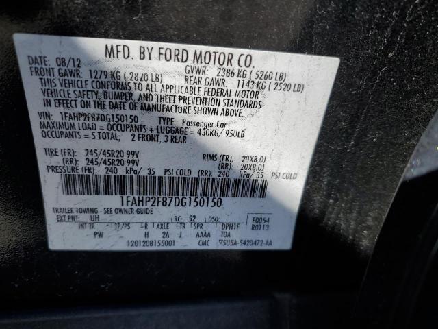 Photo 11 VIN: 1FAHP2F87DG150150 - FORD TAURUS 