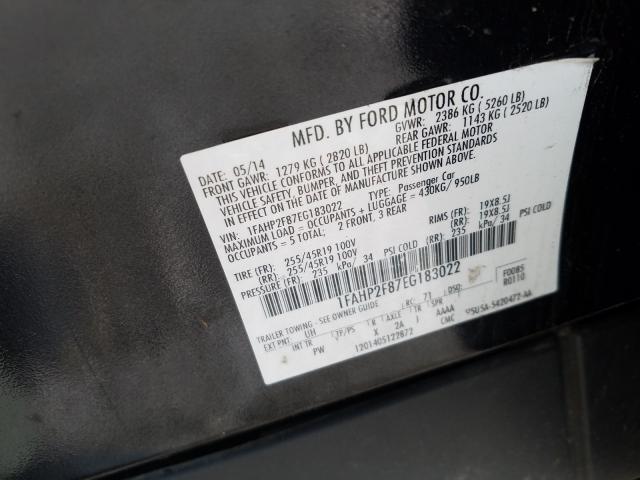 Photo 9 VIN: 1FAHP2F87EG183022 - FORD TAURUS 