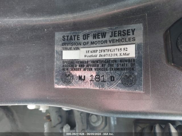 Photo 8 VIN: 1FAHP2F87FG171552 - FORD TAURUS 