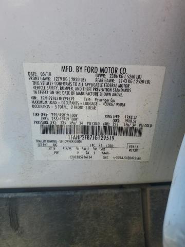 Photo 11 VIN: 1FAHP2F87JG129519 - FORD TAURUS 