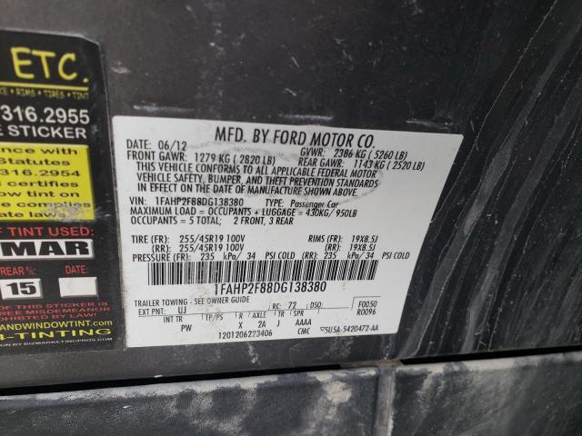 Photo 11 VIN: 1FAHP2F88DG138380 - FORD TAURUS LIM 