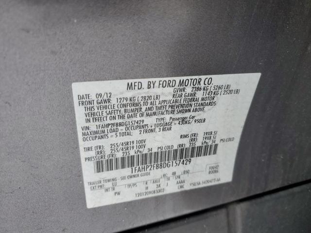 Photo 11 VIN: 1FAHP2F88DG157429 - FORD TAURUS LIM 