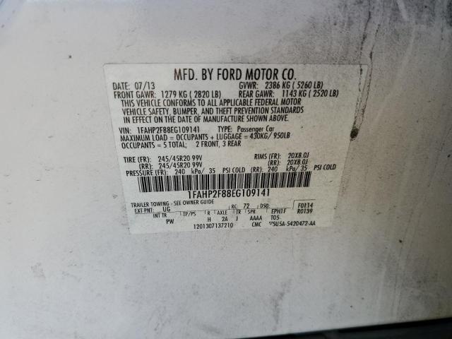 Photo 11 VIN: 1FAHP2F88EG109141 - FORD TAURUS LIM 