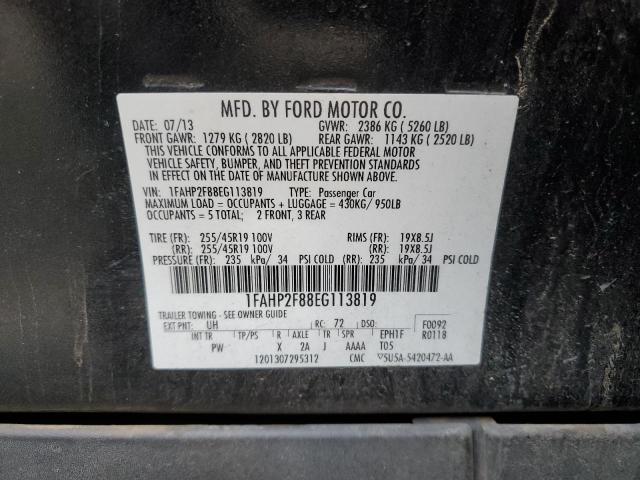 Photo 11 VIN: 1FAHP2F88EG113819 - FORD TAURUS LIM 