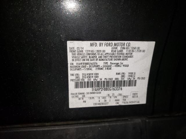 Photo 11 VIN: 1FAHP2F88EG163376 - FORD TAURUS LIM 