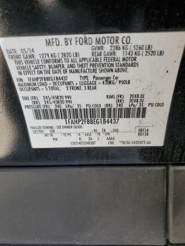 Photo 9 VIN: 1FAHP2F88EG184437 - FORD TAURUS LIM 