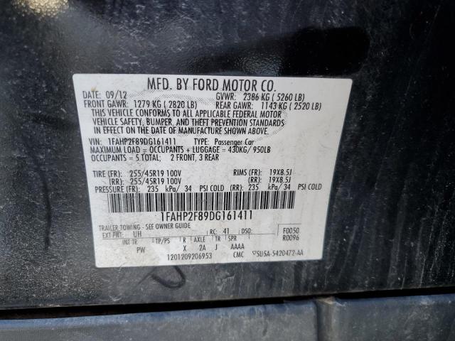 Photo 11 VIN: 1FAHP2F89DG161411 - FORD TAURUS 