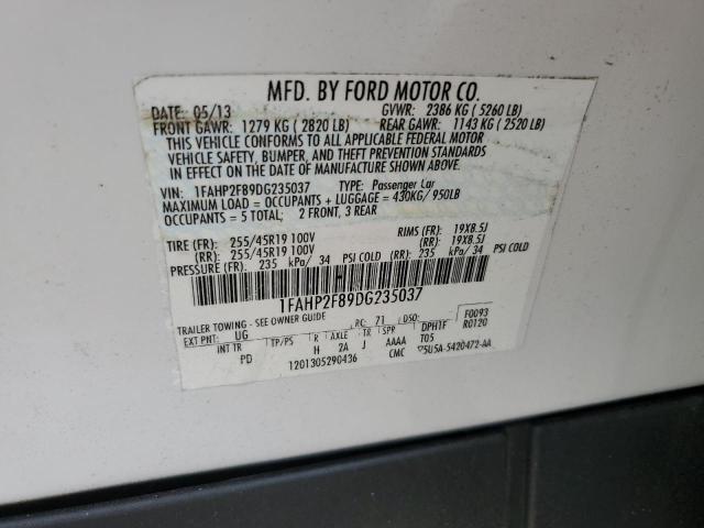 Photo 11 VIN: 1FAHP2F89DG235037 - FORD TAURUS 