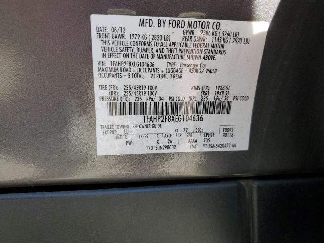 Photo 12 VIN: 1FAHP2F8XEG104636 - FORD TAURUS LIM 