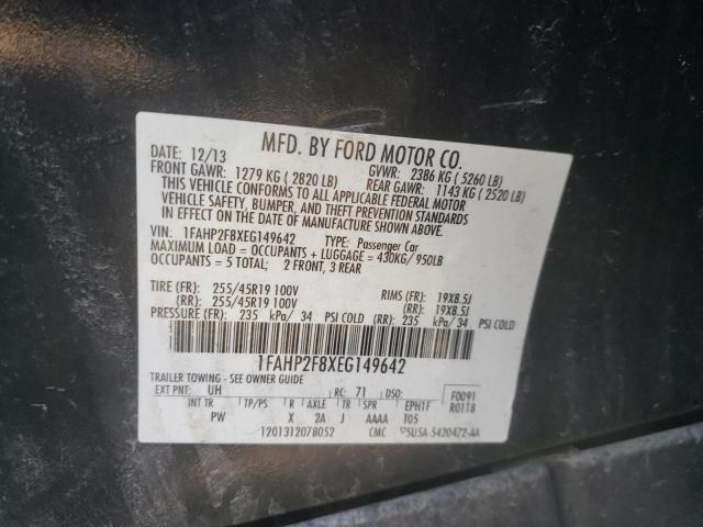 Photo 11 VIN: 1FAHP2F8XEG149642 - FORD TAURUS LIM 