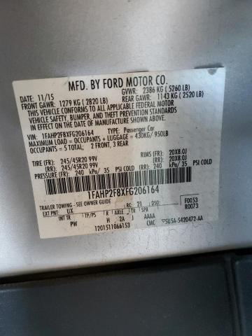 Photo 11 VIN: 1FAHP2F8XFG206164 - FORD TAURUS LIM 