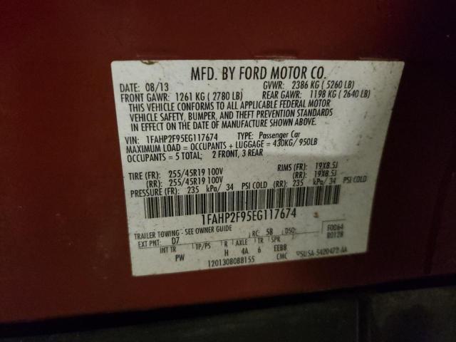 Photo 11 VIN: 1FAHP2F95EG117674 - FORD TAURUS LIM 