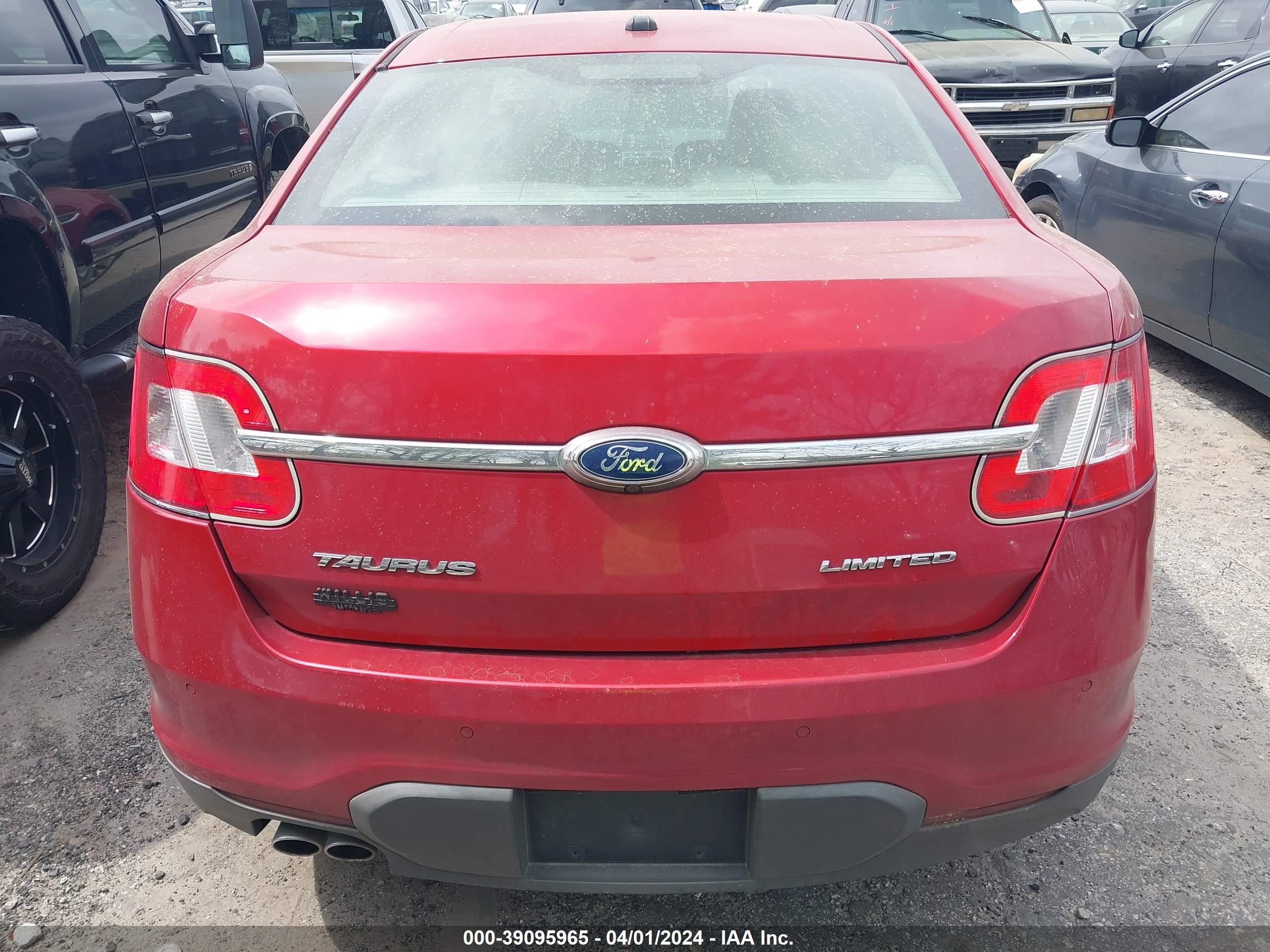 Photo 10 VIN: 1FAHP2FW0BG150891 - FORD TAURUS 