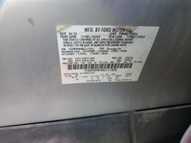 Photo 11 VIN: 1FAHP2FW4BG111026 - FORD TAURUS LIM 