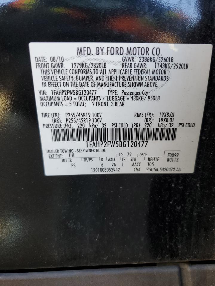 Photo 12 VIN: 1FAHP2FW5BG120477 - FORD TAURUS 