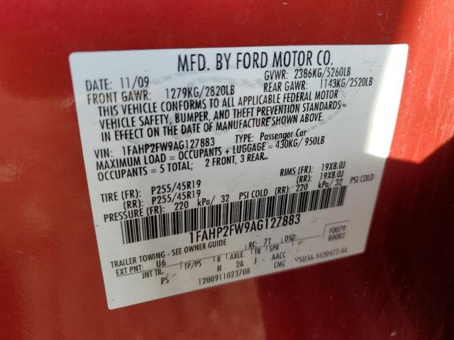 Photo 11 VIN: 1FAHP2FW9AG127883 - FORD TAURUS 