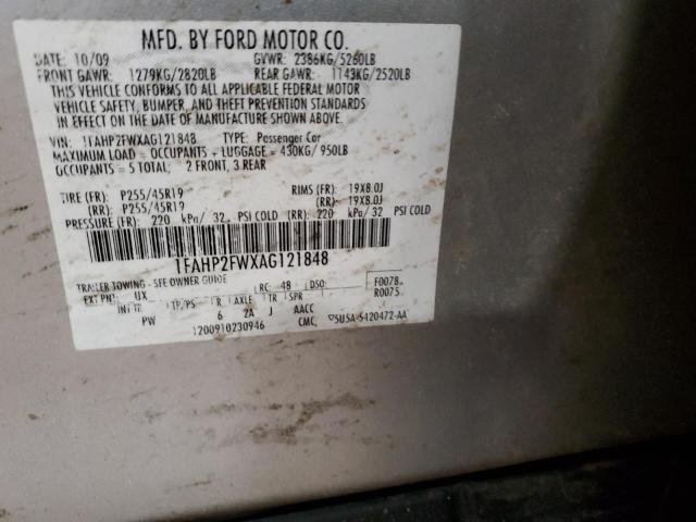 Photo 12 VIN: 1FAHP2FWXAG121848 - FORD TAURUS 