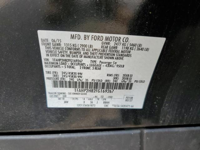 Photo 11 VIN: 1FAHP2H82FG169267 - FORD TAURUS 