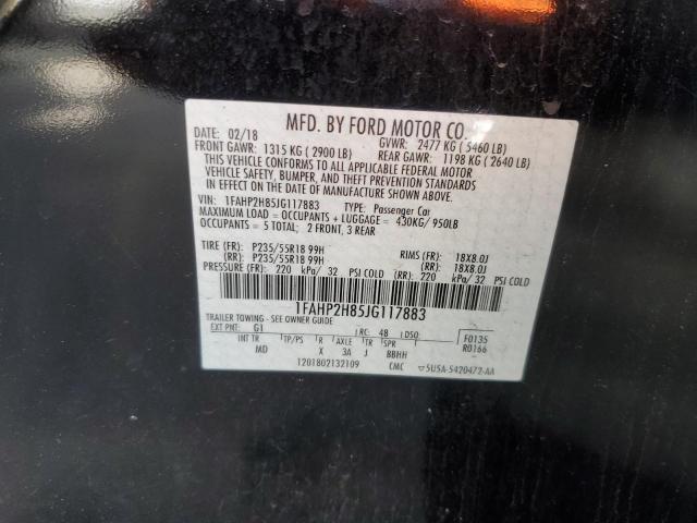 Photo 11 VIN: 1FAHP2H85JG117883 - FORD TAURUS 