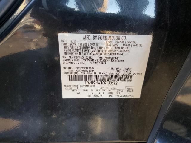 Photo 11 VIN: 1FAHP2HW4CG133512 - FORD TAURUS SEL 