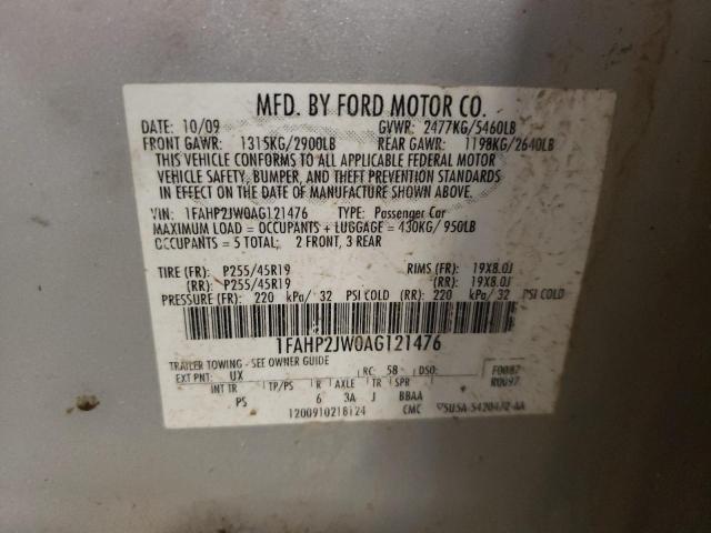 Photo 11 VIN: 1FAHP2JW0AG121476 - FORD TAURUS LIM 