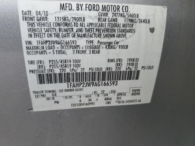 Photo 11 VIN: 1FAHP2JW9AG166593 - FORD TAURUS LIM 