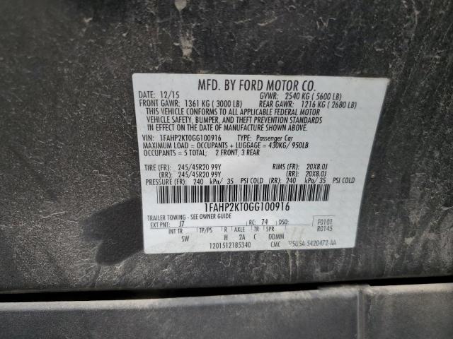 Photo 11 VIN: 1FAHP2KT0GG100916 - FORD TAURUS 