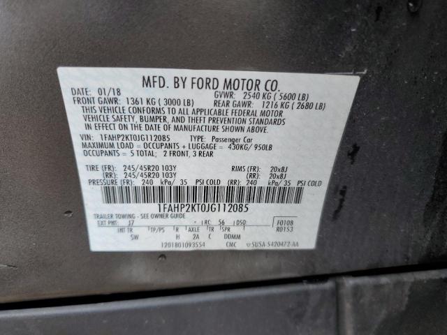 Photo 11 VIN: 1FAHP2KT0JG112085 - FORD TAURUS 