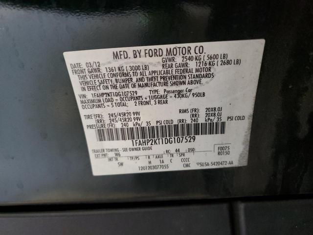 Photo 11 VIN: 1FAHP2KT1DG107529 - FORD TAURUS SHO 