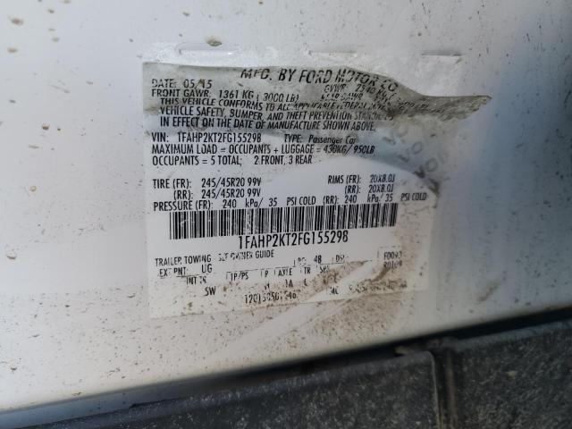 Photo 12 VIN: 1FAHP2KT2FG155298 - FORD TAURUS SHO 