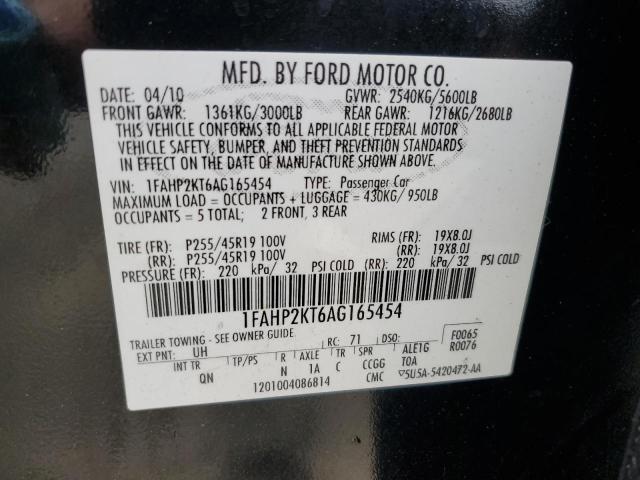 Photo 11 VIN: 1FAHP2KT6AG165454 - FORD TAURUS SHO 