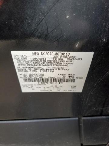 Photo 11 VIN: 1FAHP2KT6BG101190 - FORD TAURUS SHO 