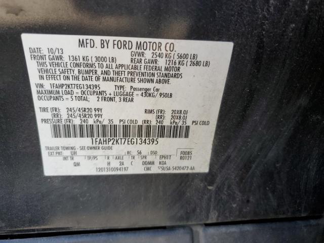 Photo 11 VIN: 1FAHP2KT7EG134395 - FORD TAURUS SHO 