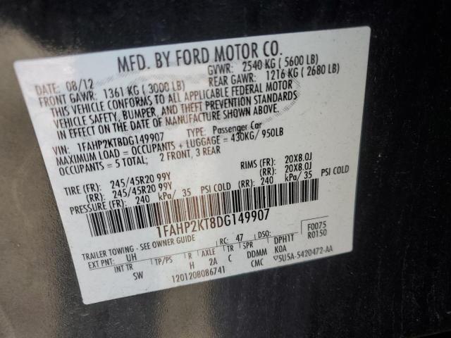 Photo 11 VIN: 1FAHP2KT8DG149907 - FORD TAURUS SHO 