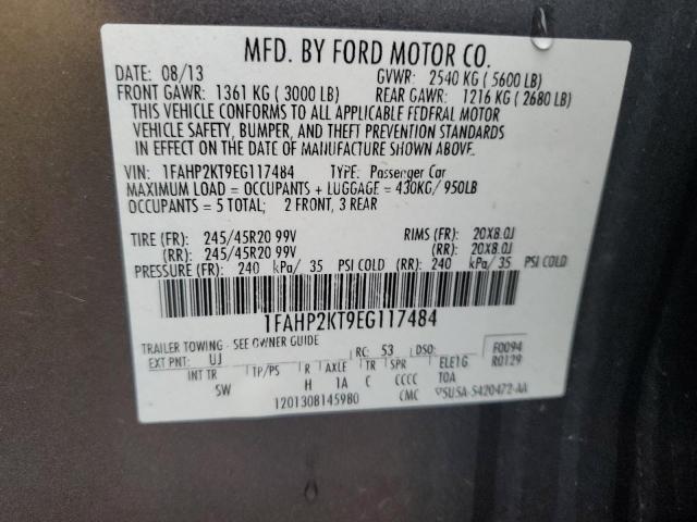 Photo 11 VIN: 1FAHP2KT9EG117484 - FORD TAURUS SHO 