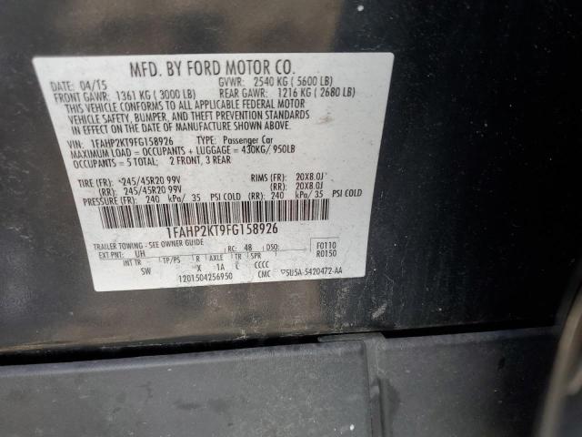 Photo 11 VIN: 1FAHP2KT9FG158926 - FORD TAURUS SHO 