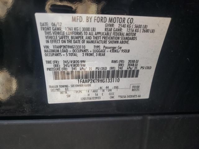 Photo 9 VIN: 1FAHP2KT9HG133110 - FORD TAURUS SHO 