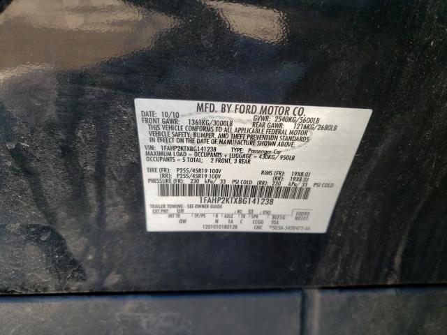 Photo 9 VIN: 1FAHP2KTXBG141238 - FORD TAURUS SHO 