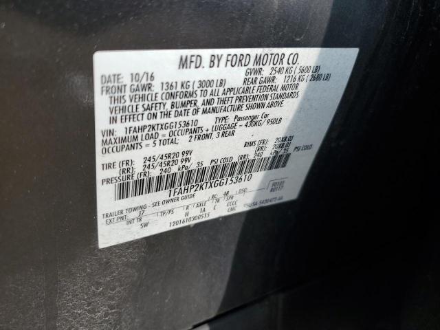 Photo 12 VIN: 1FAHP2KTXGG153610 - FORD TAURUS SHO 