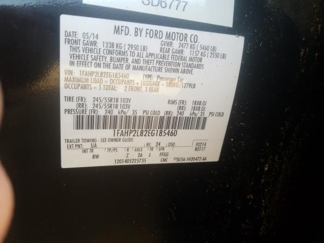 Photo 9 VIN: 1FAHP2L82EG185460 - FORD TAURUS POL 