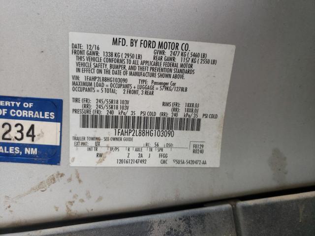 Photo 9 VIN: 1FAHP2L88HG103090 - FORD TAURUS POL 