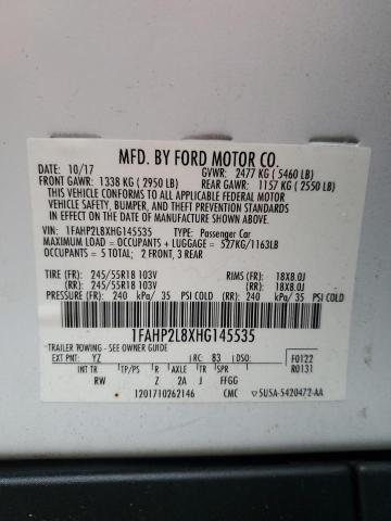 Photo 11 VIN: 1FAHP2L8XHG145535 - FORD TAURUS 