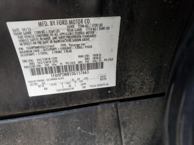 Photo 11 VIN: 1FAHP2M81DG157663 - FORD TAURUS POL 