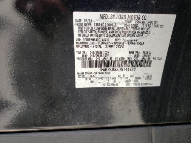 Photo 9 VIN: 1FAHP2M83DG144932 - FORD TAURUS POL 