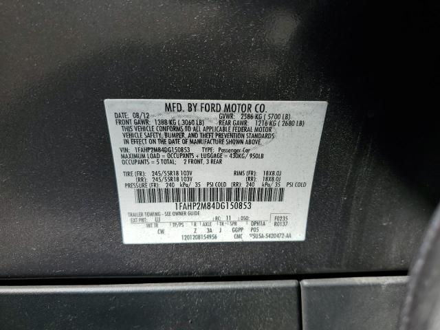 Photo 9 VIN: 1FAHP2M84DG150853 - FORD TAURUS POL 