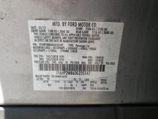 Photo 9 VIN: 1FAHP2M86DG235547 - FORD TAURUS POL 