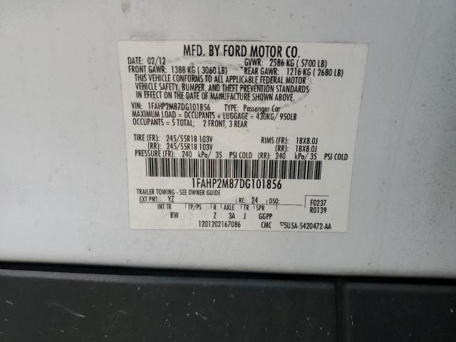 Photo 11 VIN: 1FAHP2M87DG101856 - FORD TAURUS POL 