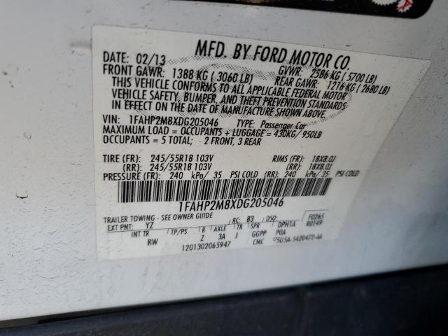 Photo 11 VIN: 1FAHP2M8XDG205046 - FORD TAURUS POL 