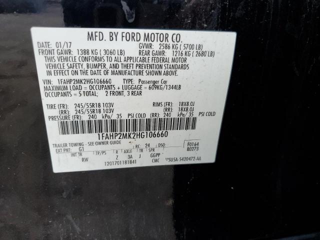 Photo 11 VIN: 1FAHP2MK2HG106660 - FORD TAURUS POL 